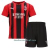 Conjunto (Camiseta+Pantalón Corto) AC Milan Primera Equipación 2021/22 - Niño